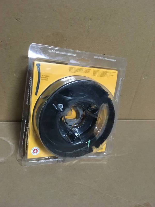 lot 64 image: Dustless Technologies 5 in. Universal Dust Shroud Pro for Angle Grinders open box