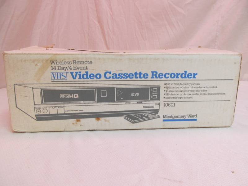 lot 23 image: Montgomery wards VHs video cassette recorder