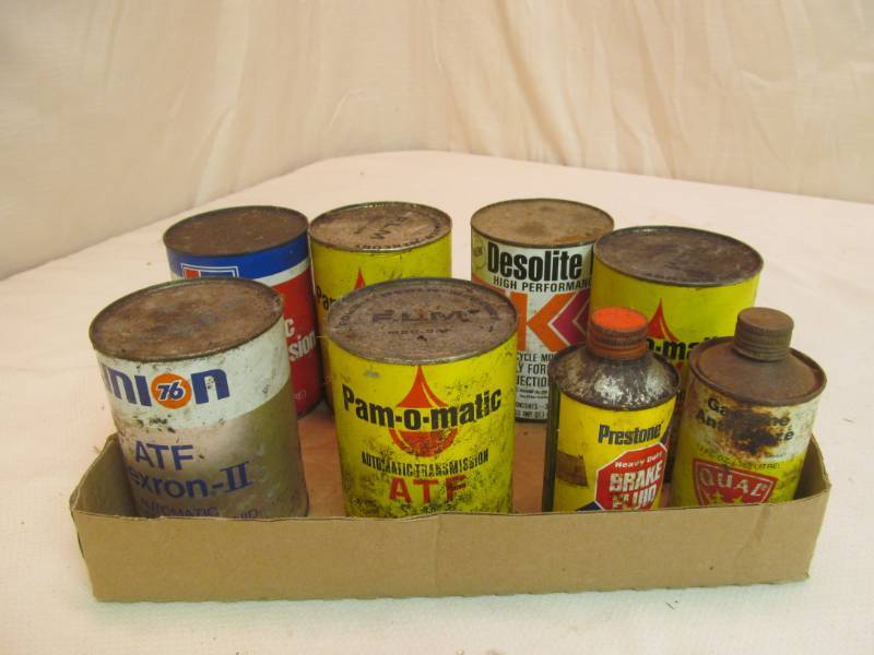lot 167 image: vintage cans
