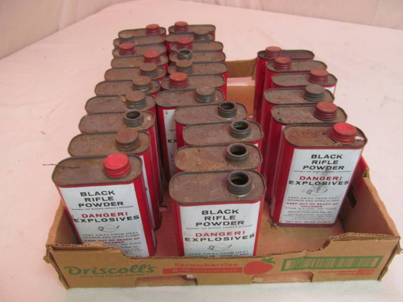 lot 168 image: vintage cans