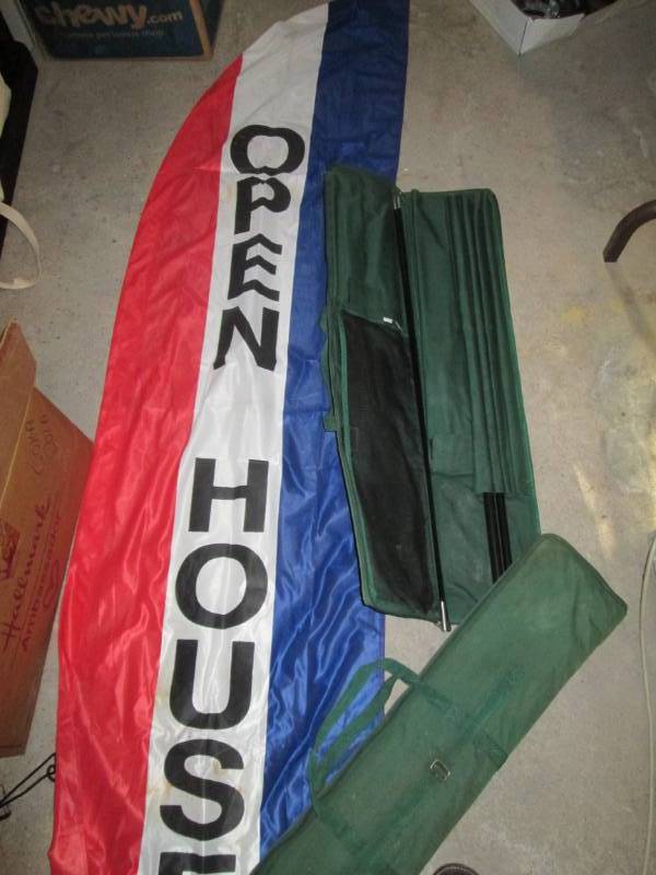 lot 68 image: 2 open house banners with colapsibl...