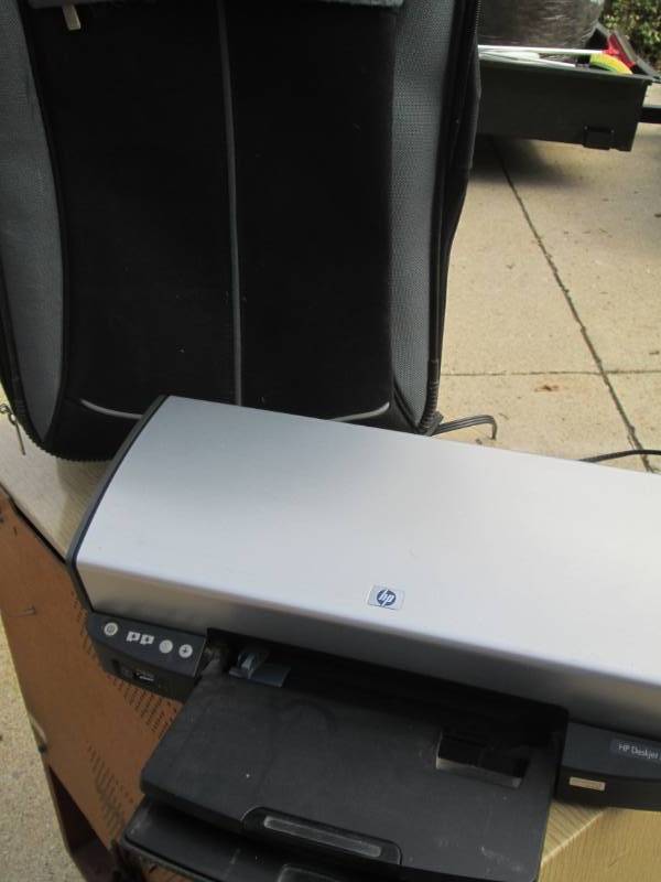 lot 117 image: Travel bag and printer...
