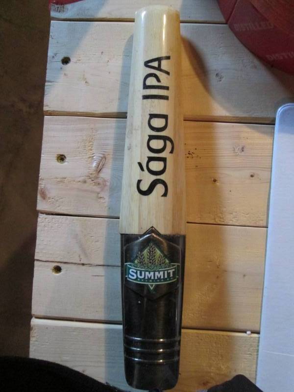 lot 138 image: Summitt saga IPA beer tap head...