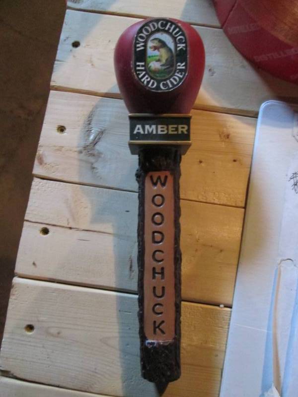 lot 140 image: Woodchuck hard cider beer tap head...