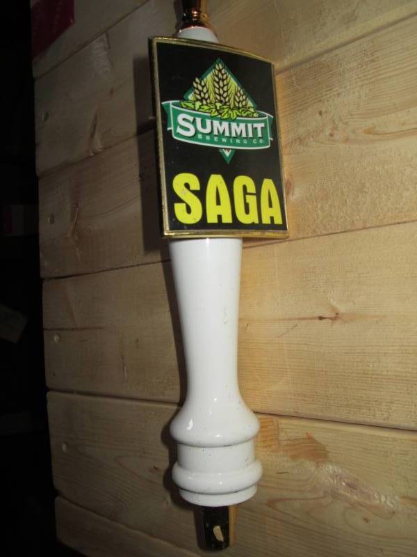 lot 146 image: Summit Saga beer tap head...