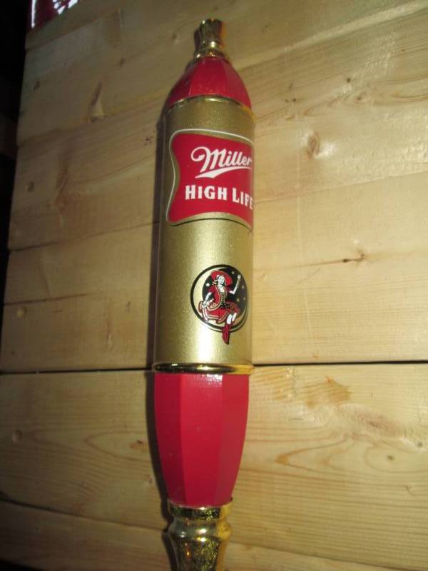 lot 149 image: Miller High Life beer tap head...