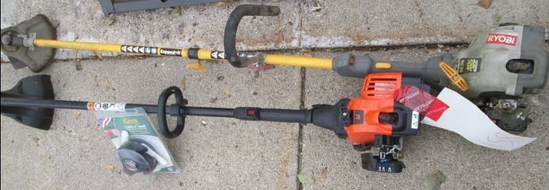 lot 158 image: Ryobi and Remmington trimmers, ...