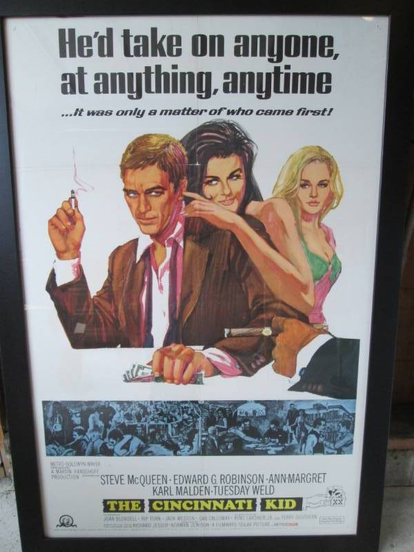 lot 5 image: The Cincinnati Kid movie poster...