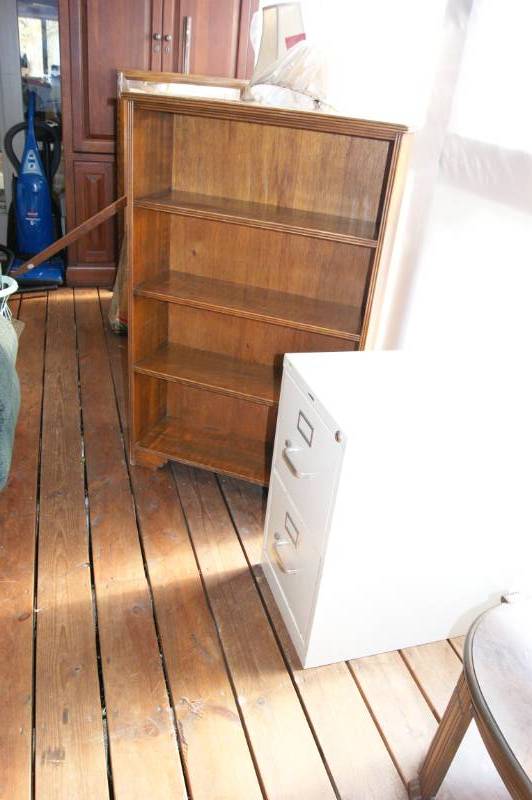 Shelf and File Cabinet