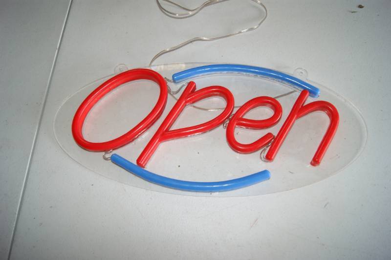 Open Sign