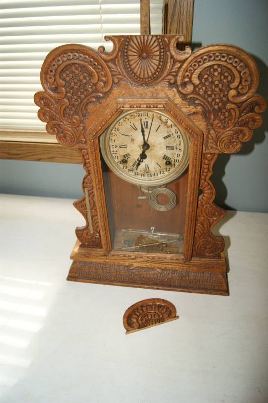 Broken Wooden Clock