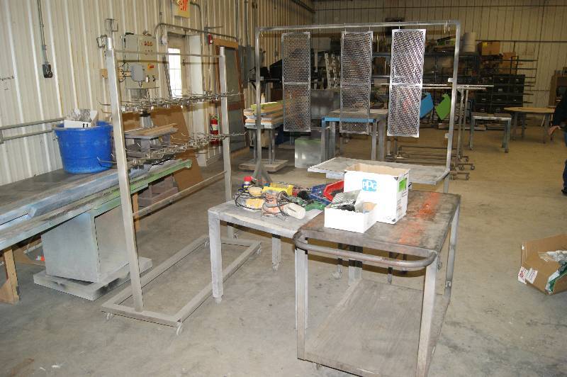 lot 036 image: (2) Orbital Sanders, Drill, Rolling Carts, and more