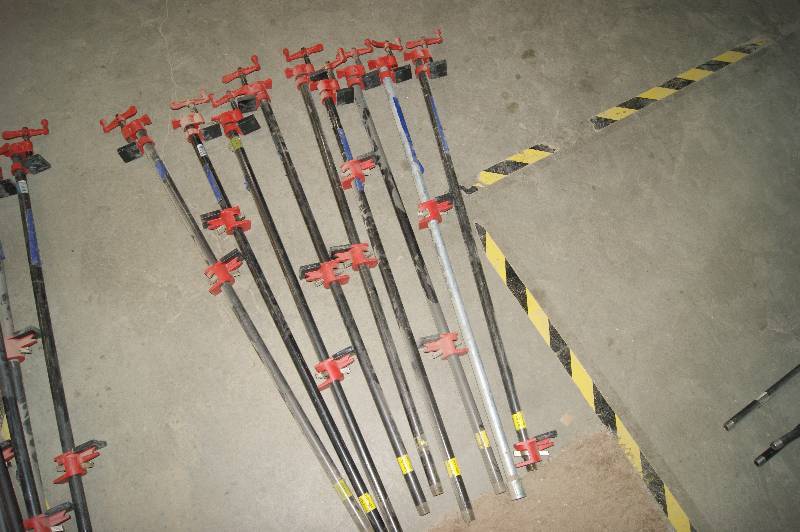 lot 101 image: 48 Long 34 Pipe Clamps - Lot of 9