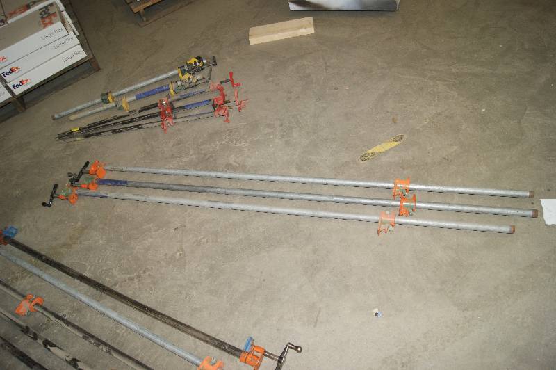 lot 104 image: 72 Long 34 Pipe Clamps - Lot of 3