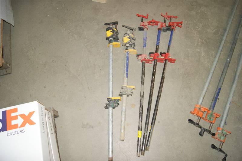 lot 105 image: (5) Pipe Clamps