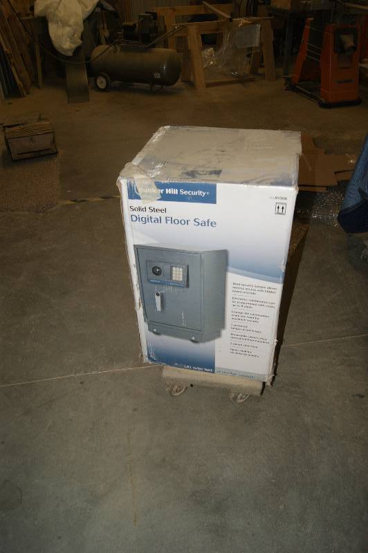 lot 112 image: Solid Steel Digital Floor Safe