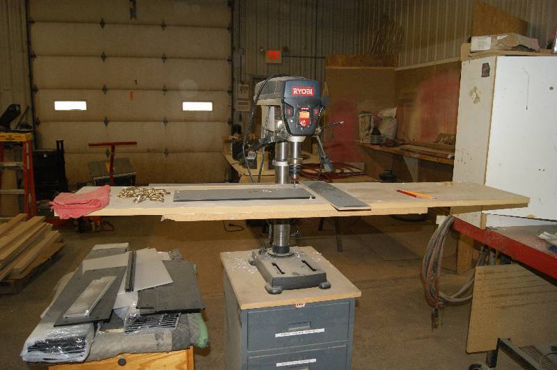 lot 120 image: Working Drill Press and Stand