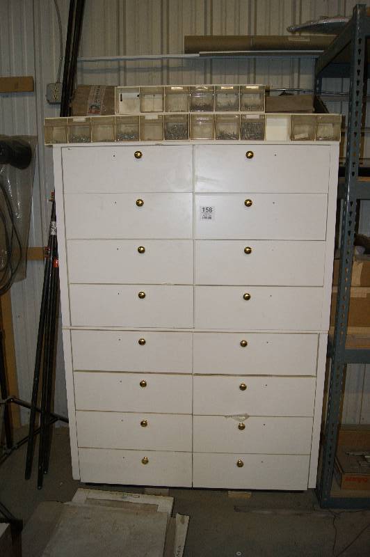 lot 158 image: Cabinet and Contents