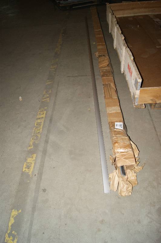 lot 187 image: Box of 12 sticks of Extruded aluminum frames