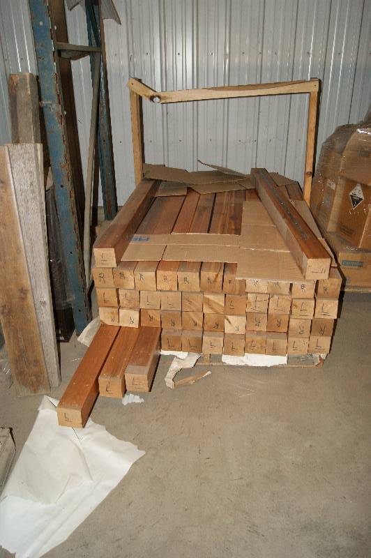 lot 222 image: 4 x 4 Cedar Posts