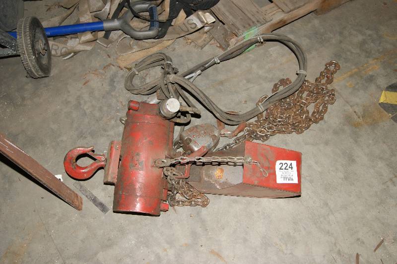 lot 224 image: Electric Hoist LiftCome-Along