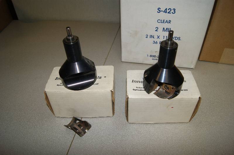 lot 238 image: (2) 58 Aluminum Tenon Cutters