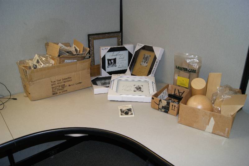 lot 240 image: Picture Frames, Photo Corners, Misc.