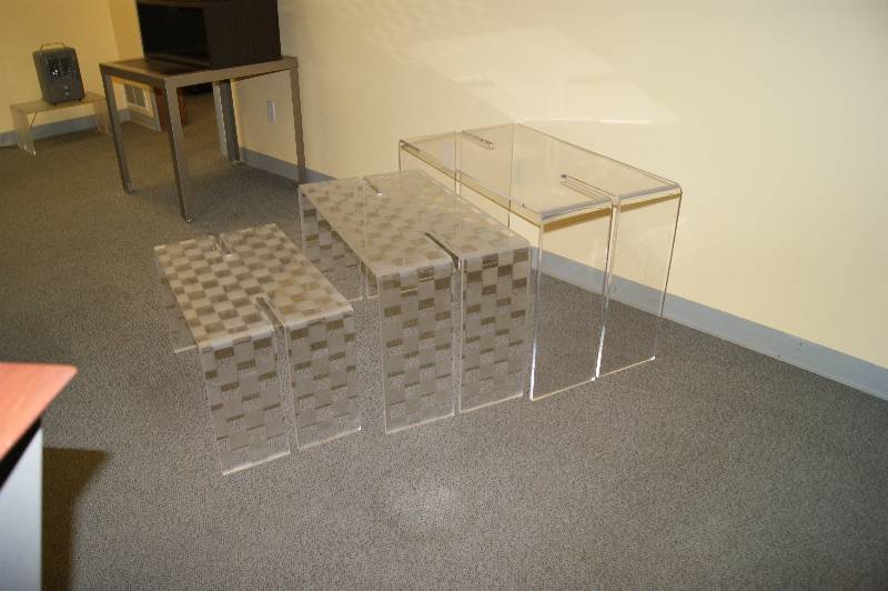 lot 254 image: Acrylic Tables