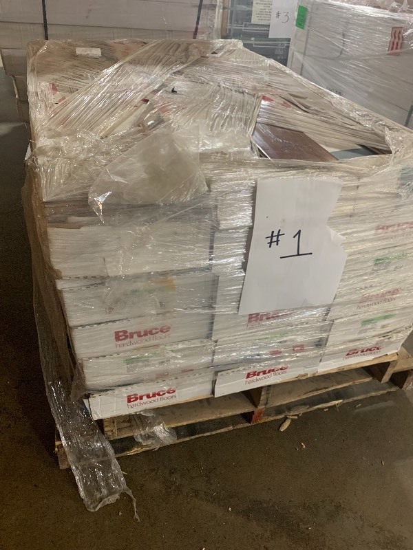lot 1 image: 425 sq ft Bruce American Vintage Scraped Apple Cinnamon 38 in. T x 5 in. W x Varying L Engineered Hardwood Flooring (25 sq.ft.case)