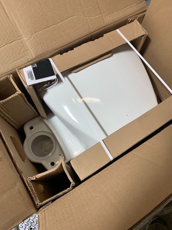 lot 18 image: American Standard Cadet 3 Tall Height 2-Piece 1.28 GPF Single Flush Round Toilet with Slow Close Seat in White