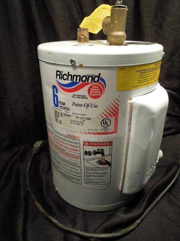 lot 5 image: On Demand Water Heater