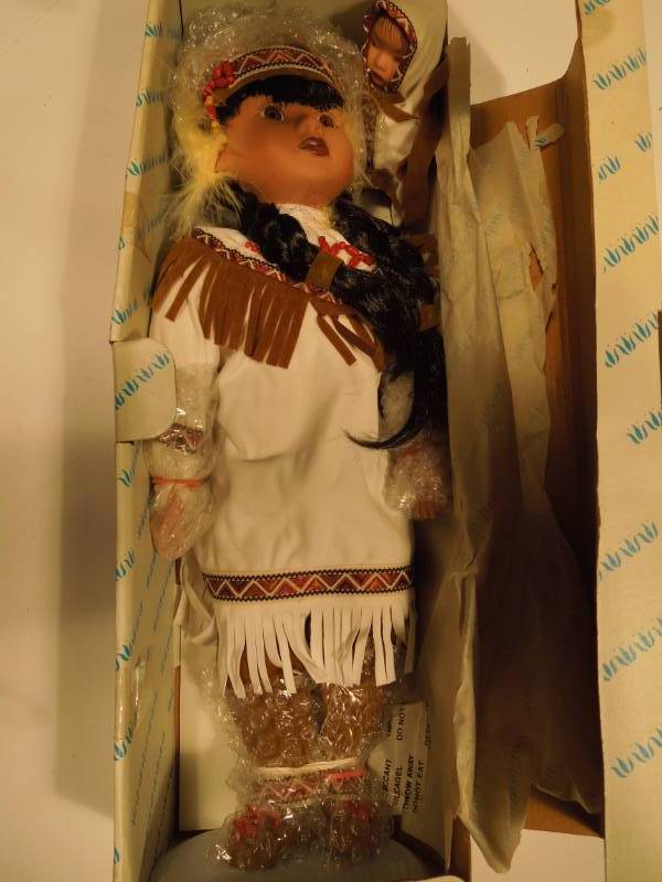 lot 53 image: Collectible Indian Doll