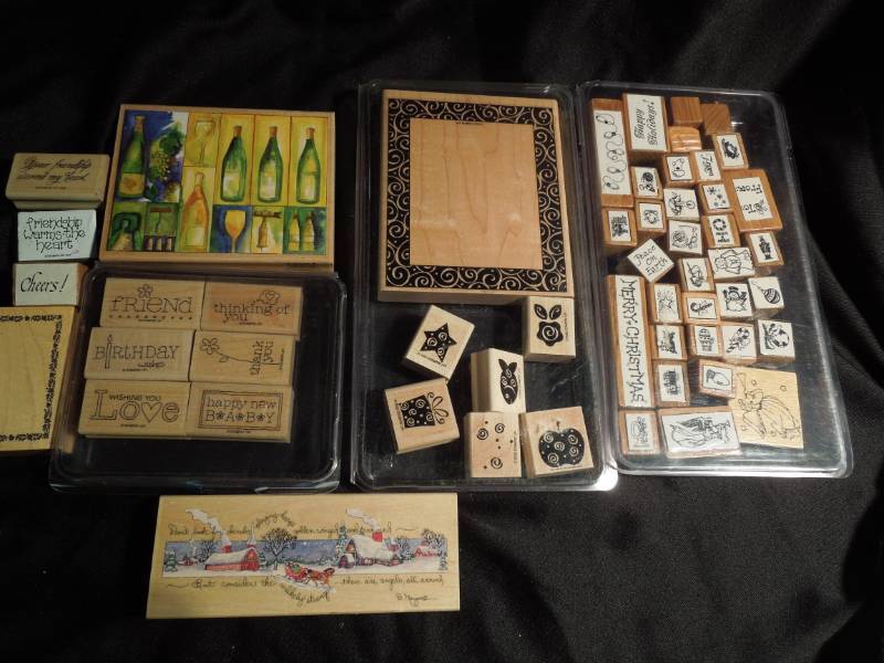 lot 70 image: Stampin Up Sets & Other Rubber Stamps