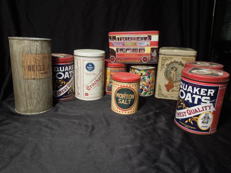lot 94 image: Collection of Tins