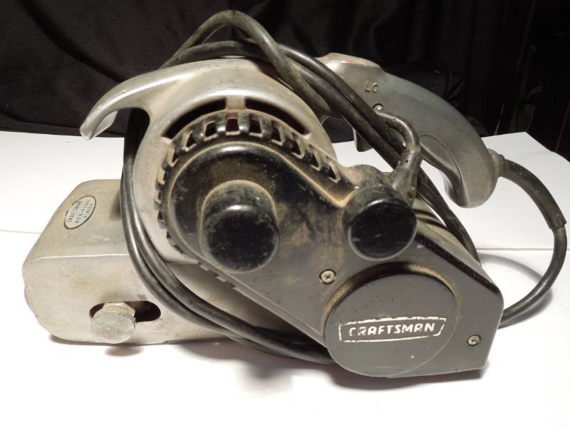 lot 105 image: Craftsman Industrial H.D. 4 Two Speed Belt Sander, Excellent Condition