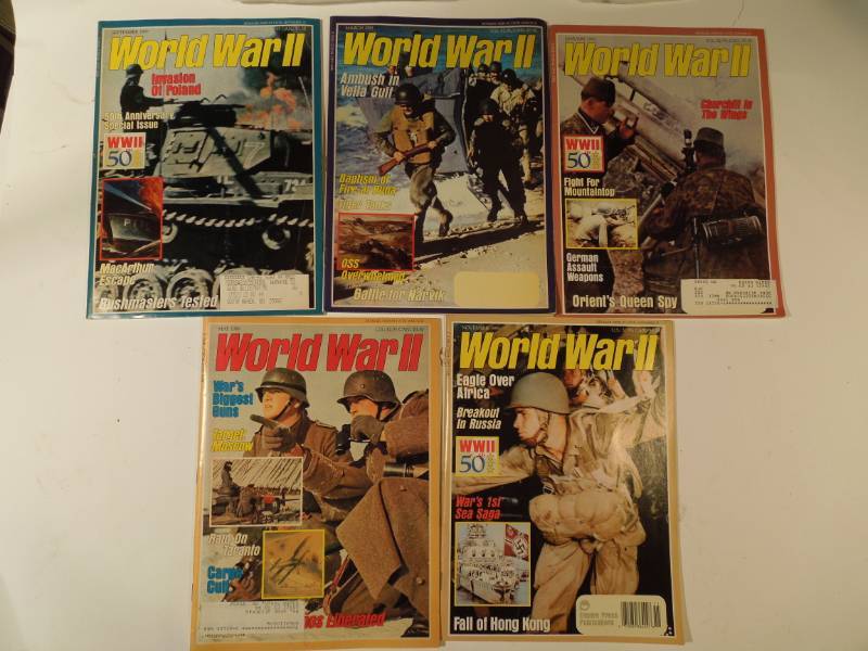 lot 160 image: WW2 Magazines