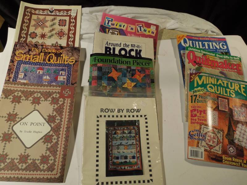 lot 185 image: Quilting Books, Patterns, & Magazines