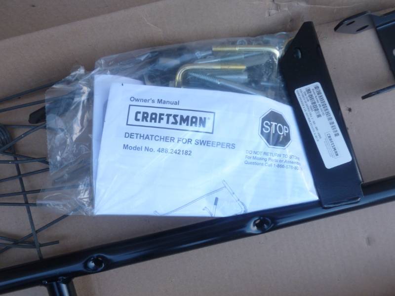 Craftsman Universal Dethatcher for sweepers