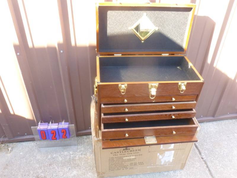 4 Drawer Wooden Machine or Display Box