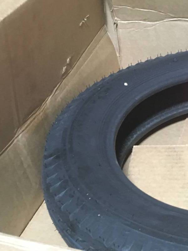 lot 78 image: Martin Wheel 480-12 Load Range B Trailer Tire- good condition