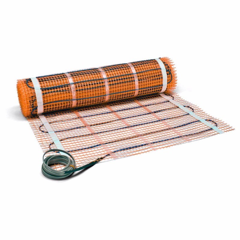 lot 97 image: SunTouch 30 X 10 Electric Radiant Floor Heating Mat 120V 10ft Power lead- good condition
