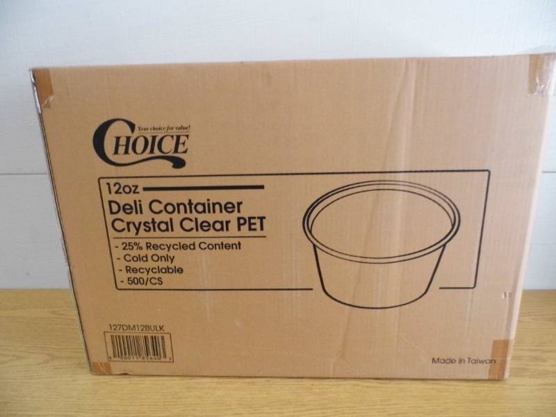 lot 26 image: Case of 12oz Deli Containers