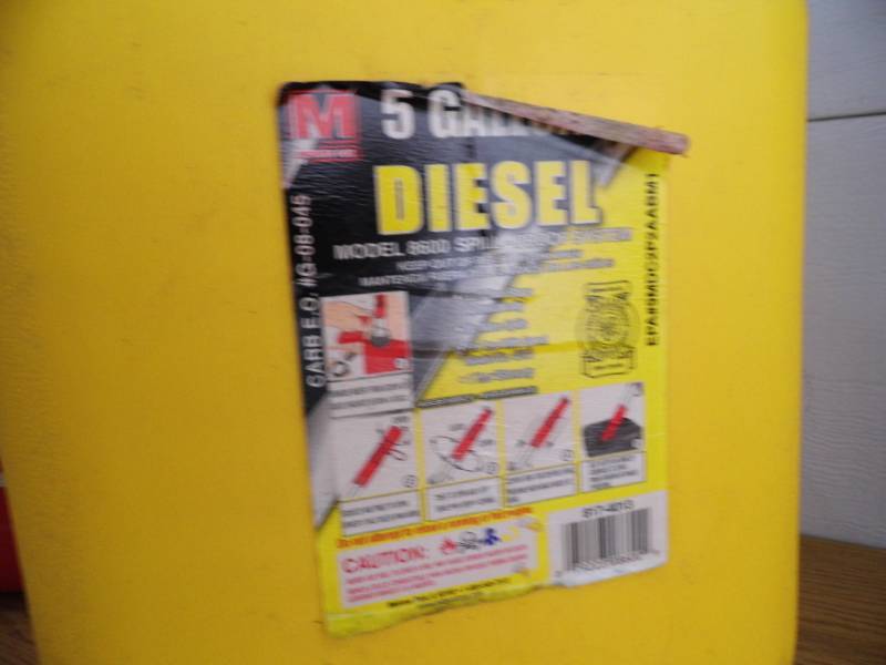 lot 67 image: Gas  Diesel Cans