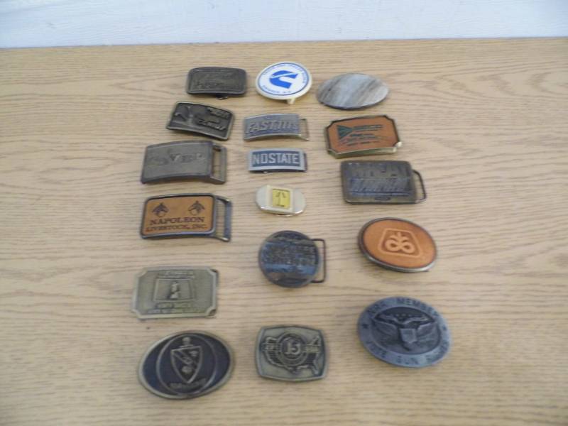 lot 74 image: Belt Buckles