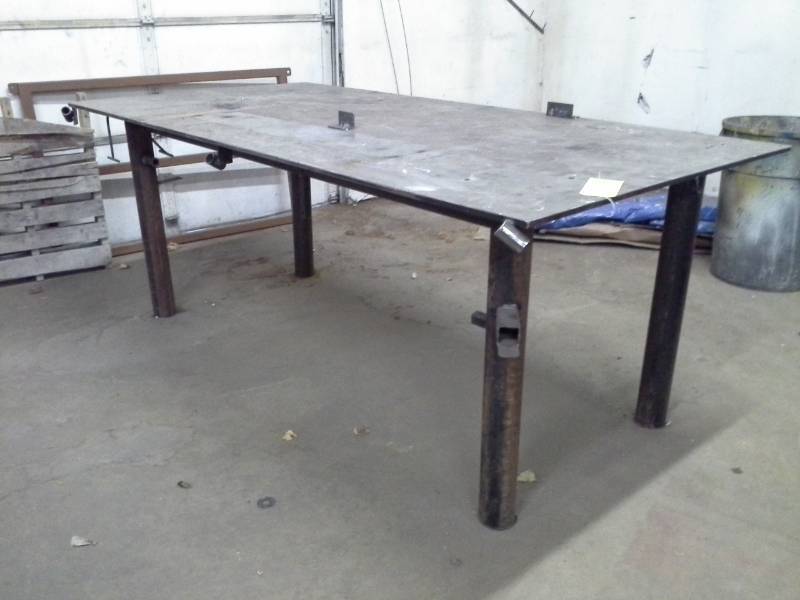 lot 28 image: Metal Welding Table