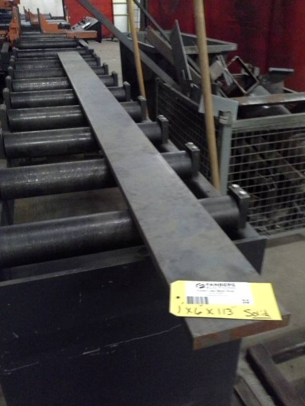 lot 32 image: 1x6 Solid Flat Metal Stock