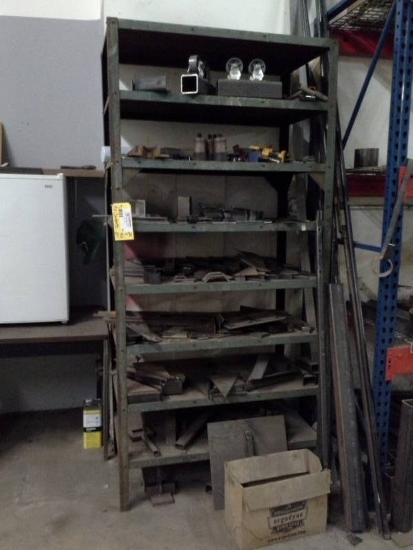 lot 50 image: 8-Tier Metal Shelving Rack