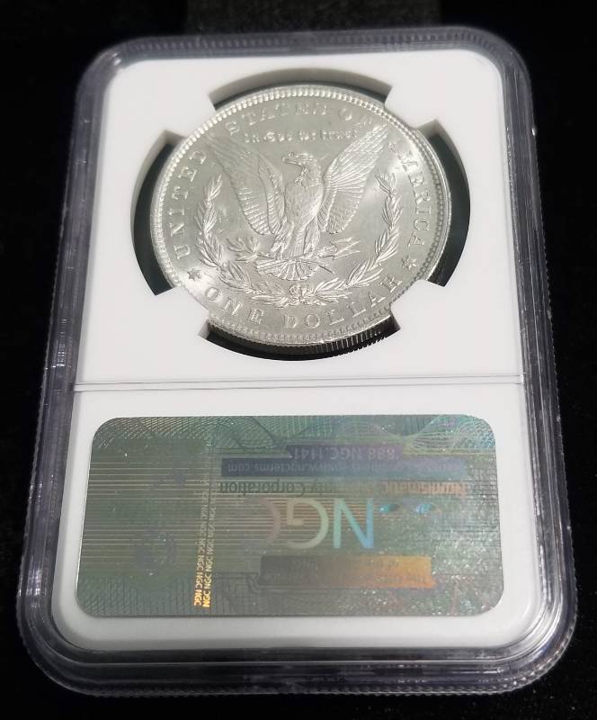 lot 27 image: 1896 MORGAN SILVER DOLLAR MS63 NGC