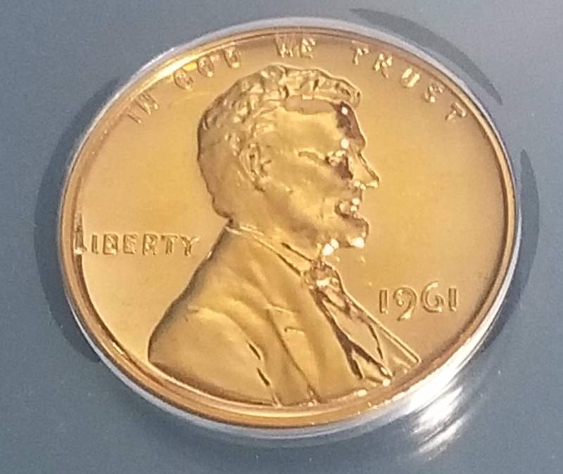 lot 31 image: 1961 PROOF LINCOLN MEMORIAL CENT PF66 RED ANACS
