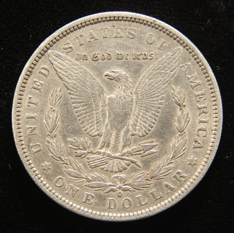 lot 47 image: 1900-O MORGAN SILVER DOLLAR